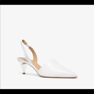 🎉 HP 🎉 MICHAEL KORS Alba Leather Sling-Back Pump